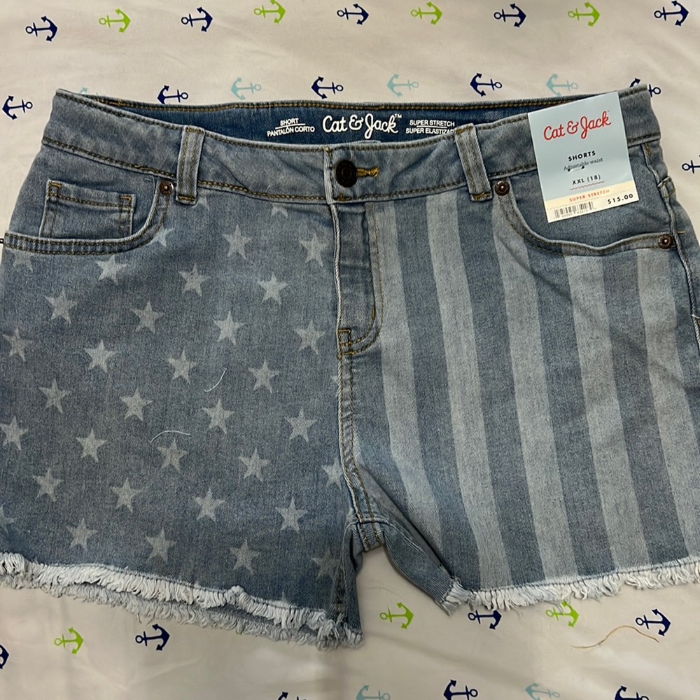 💥Girls printed Jean Shorts💥